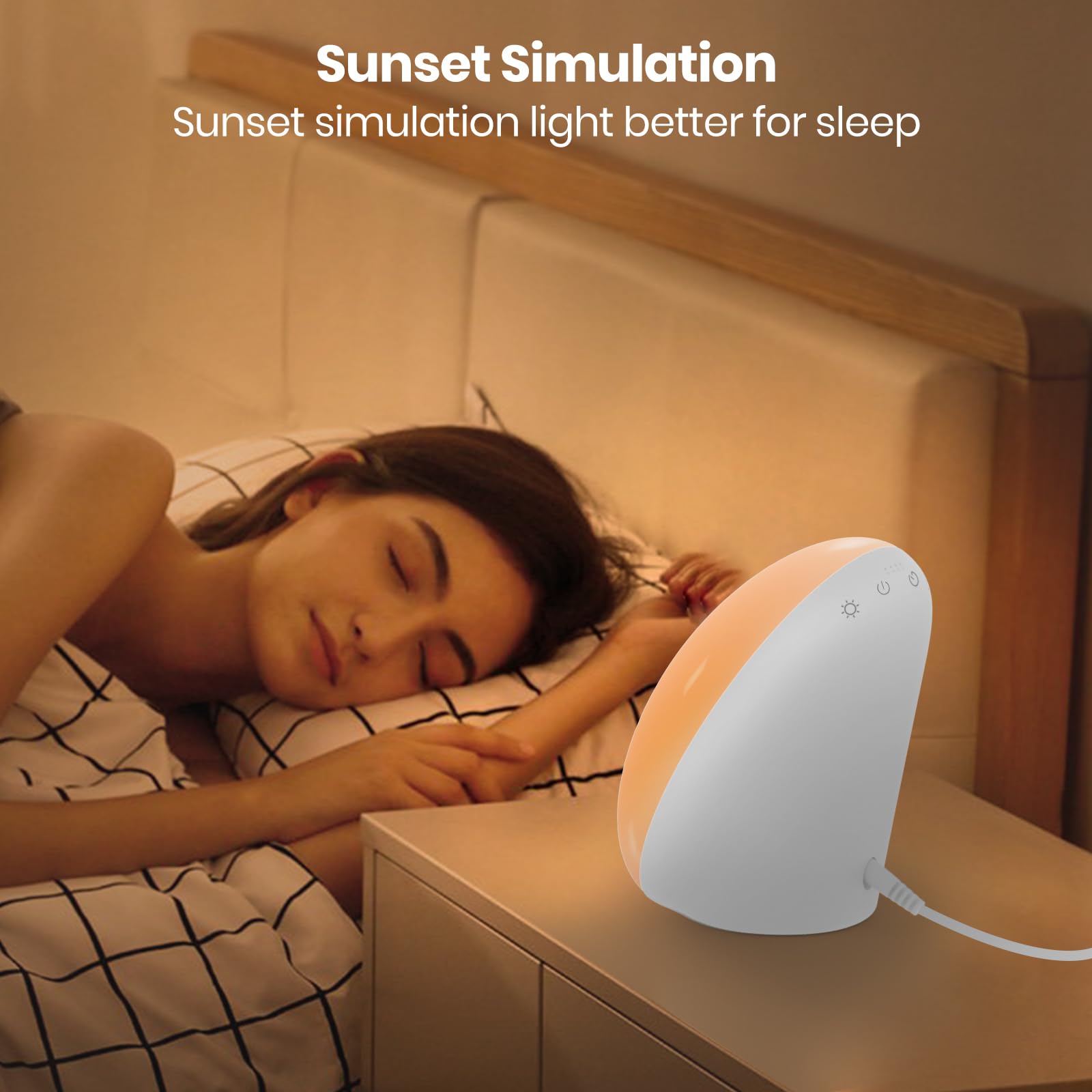 Lampe LASTAR Sun LEDs diffusées sans UV pour confort visuel.