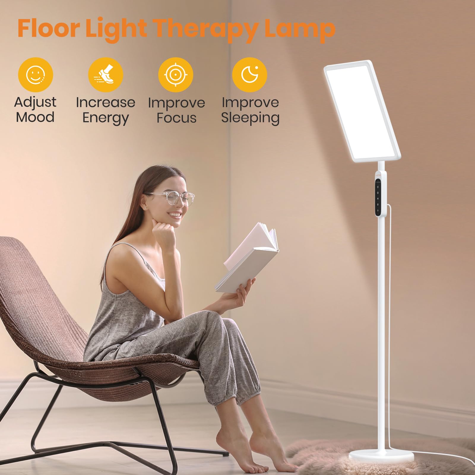 Lampe LASTAR à 12000 lux pour une lumière vive et homogène.