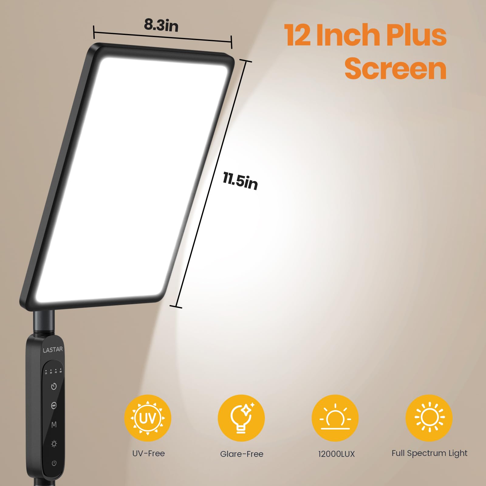 Lampe LASTAR – usage polyvalent au bureau ou salon, lumière adaptable.