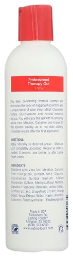 Texture satinée du gel Lasting Touch Avancé pour une application fluide.