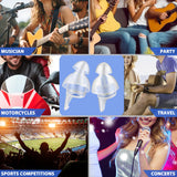 Lot de deux paires pour concerts et voyages.