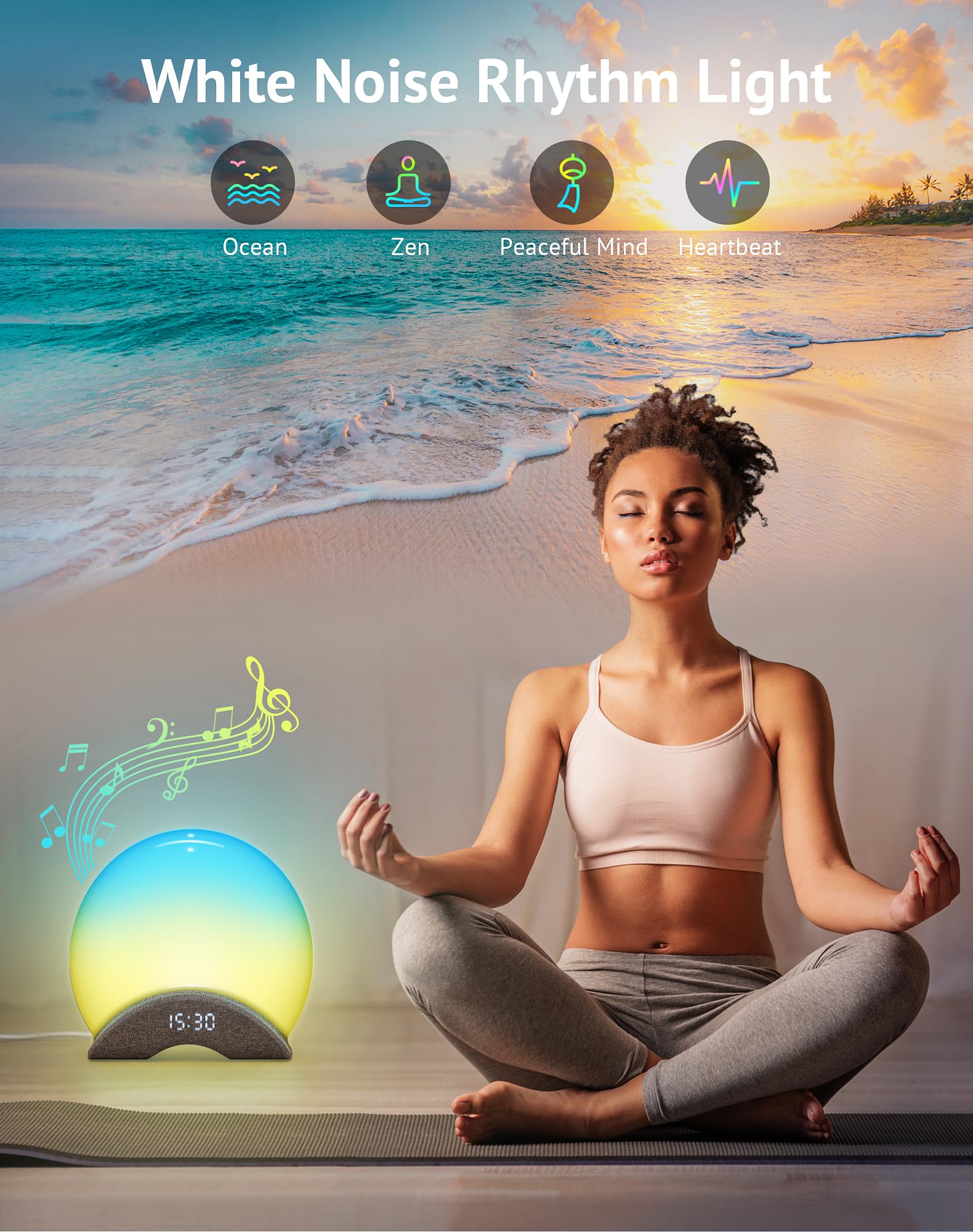 LaView machine lumière: 8 modes lumineux pour créer l'ambiance souhaitée.