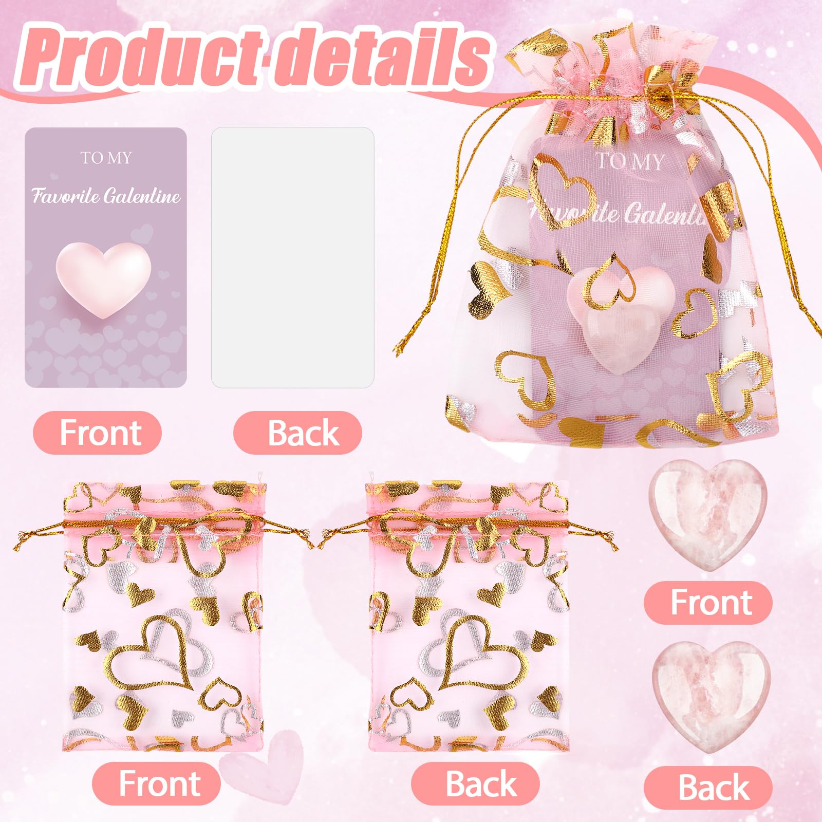 Layhit carte rose en papier pour message personnalisé et cadeau.