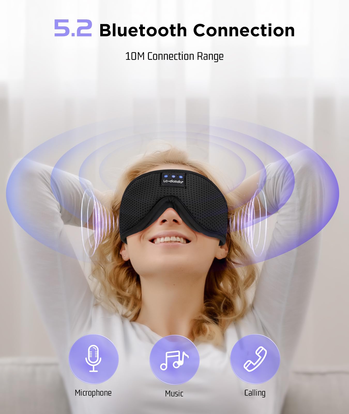 LC-dolida bluetooth-connexion-rapide: écoute sans fil claire et instantanée.