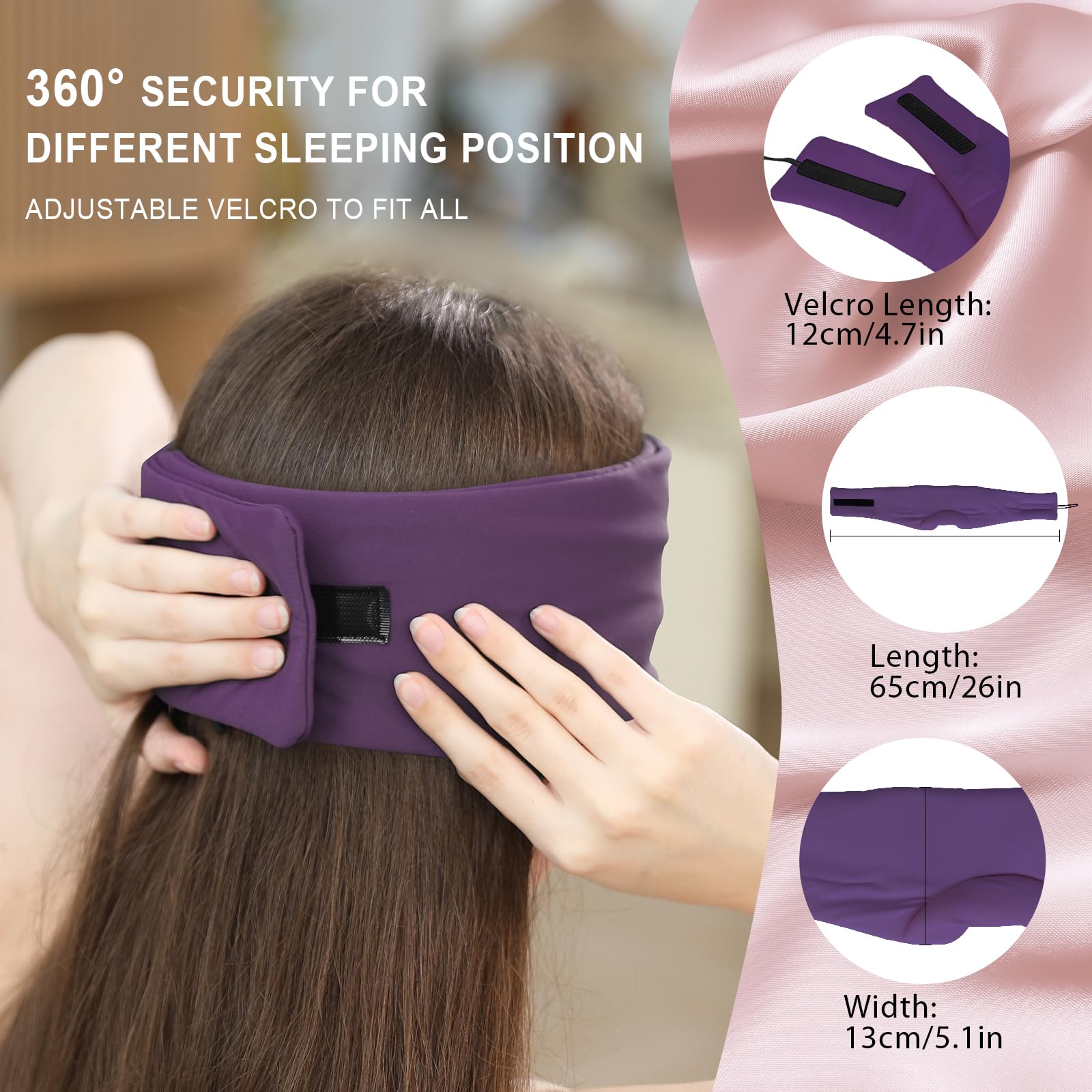  LC-dolida coloris mystère pourpre, cadeau pratique et agréable.