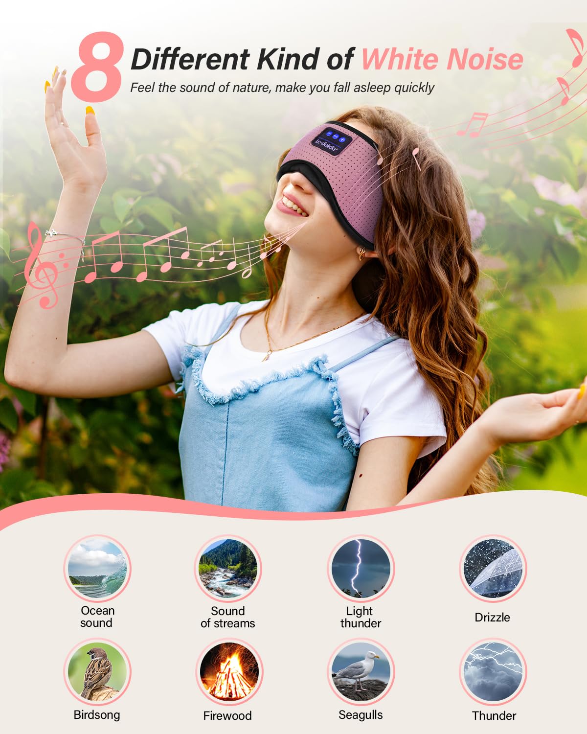LC-dolida design 3D contour: repos oculaire sans pression