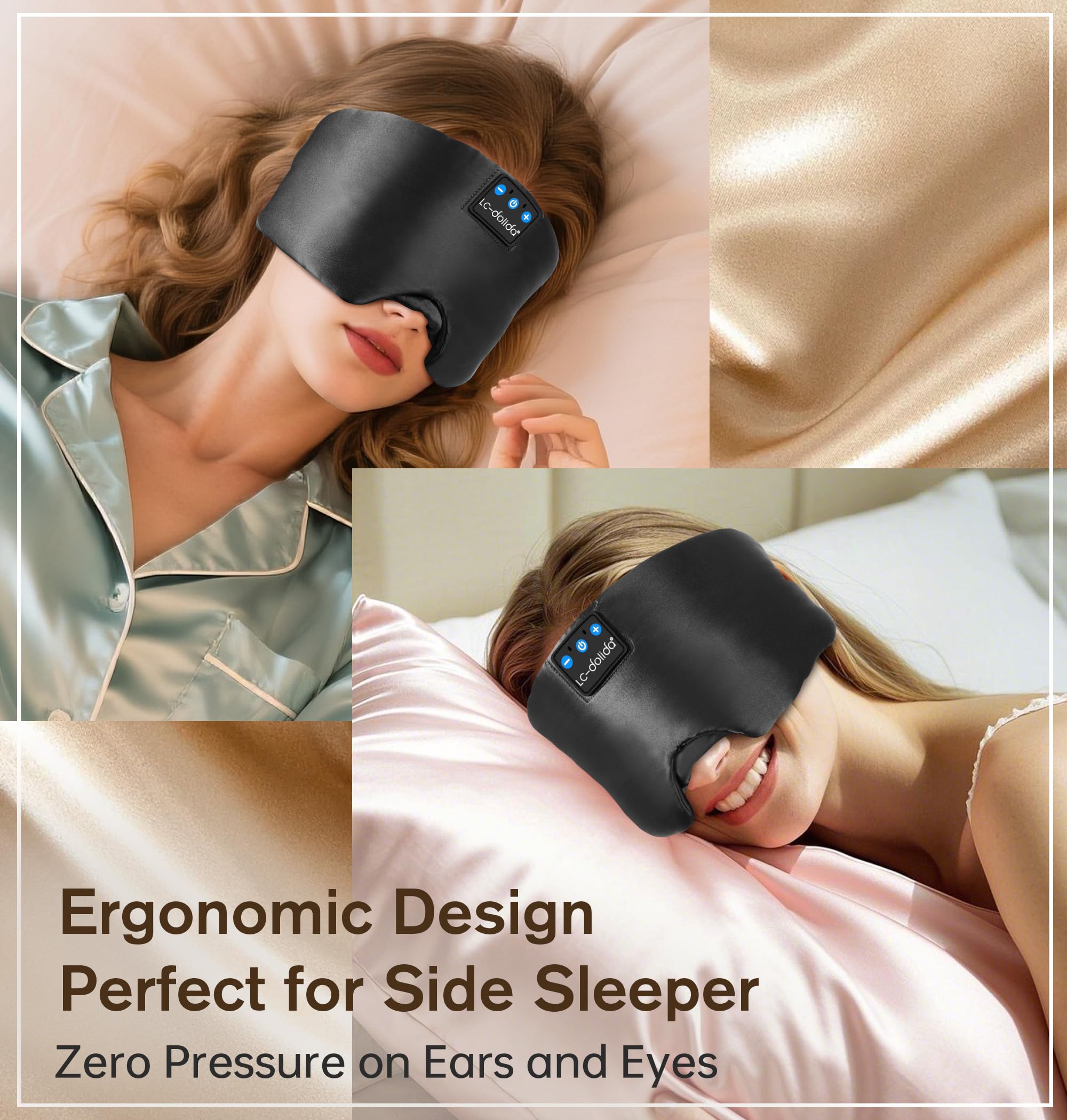 LC-dolida design-ergonomique-triangle-wing épouse les contours du visage.