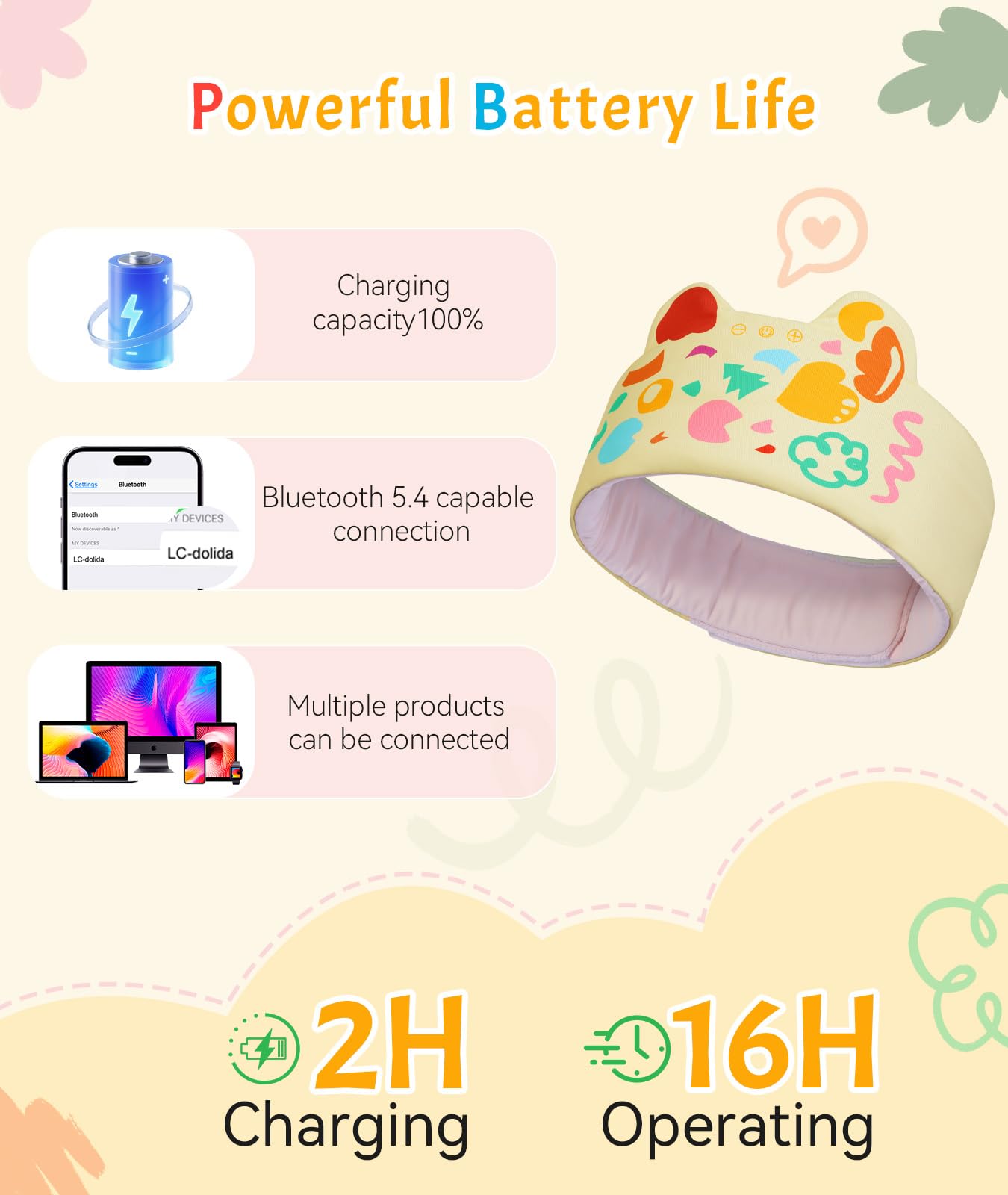 LC-dolida qualité audio adaptée aux enfants et écoute claire
