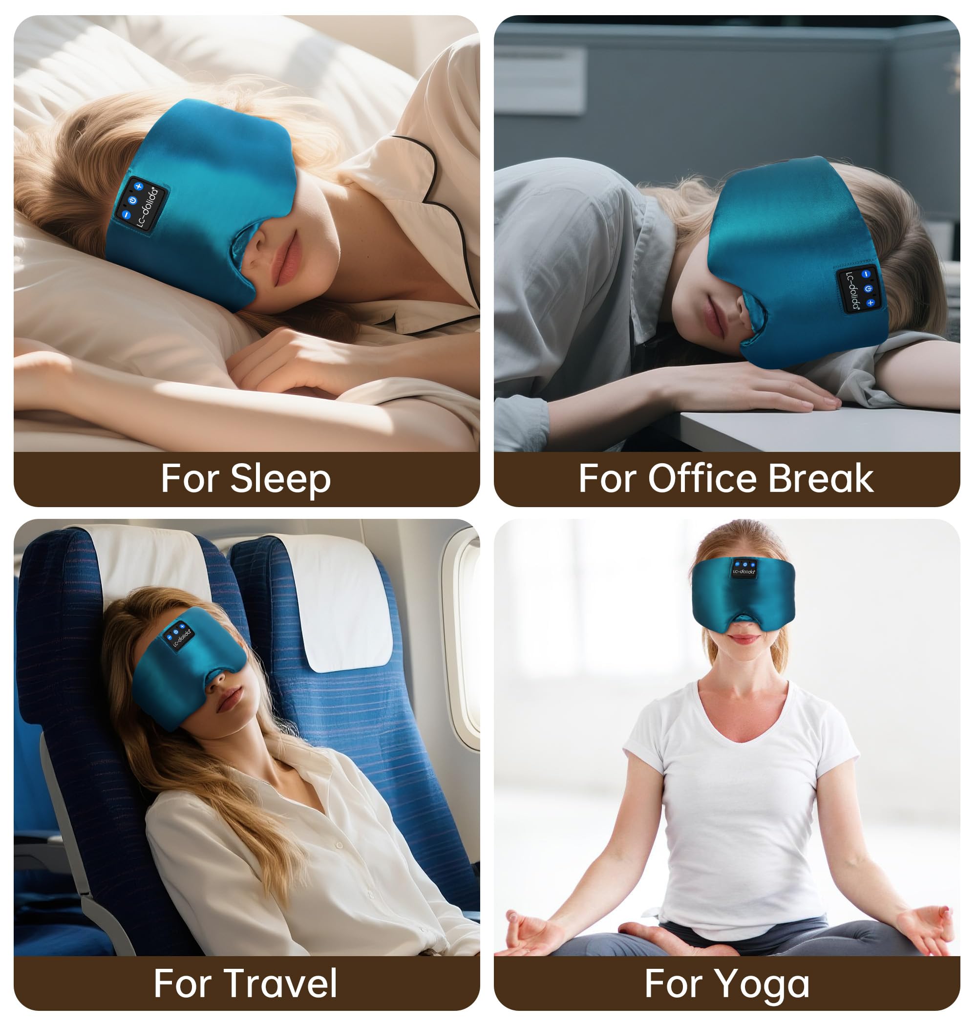 Étui portable LC-dolida inclus pour voyages et déplacements.