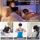 LC-dolida masque-dormir emballage-pratique livré avec câble et étui