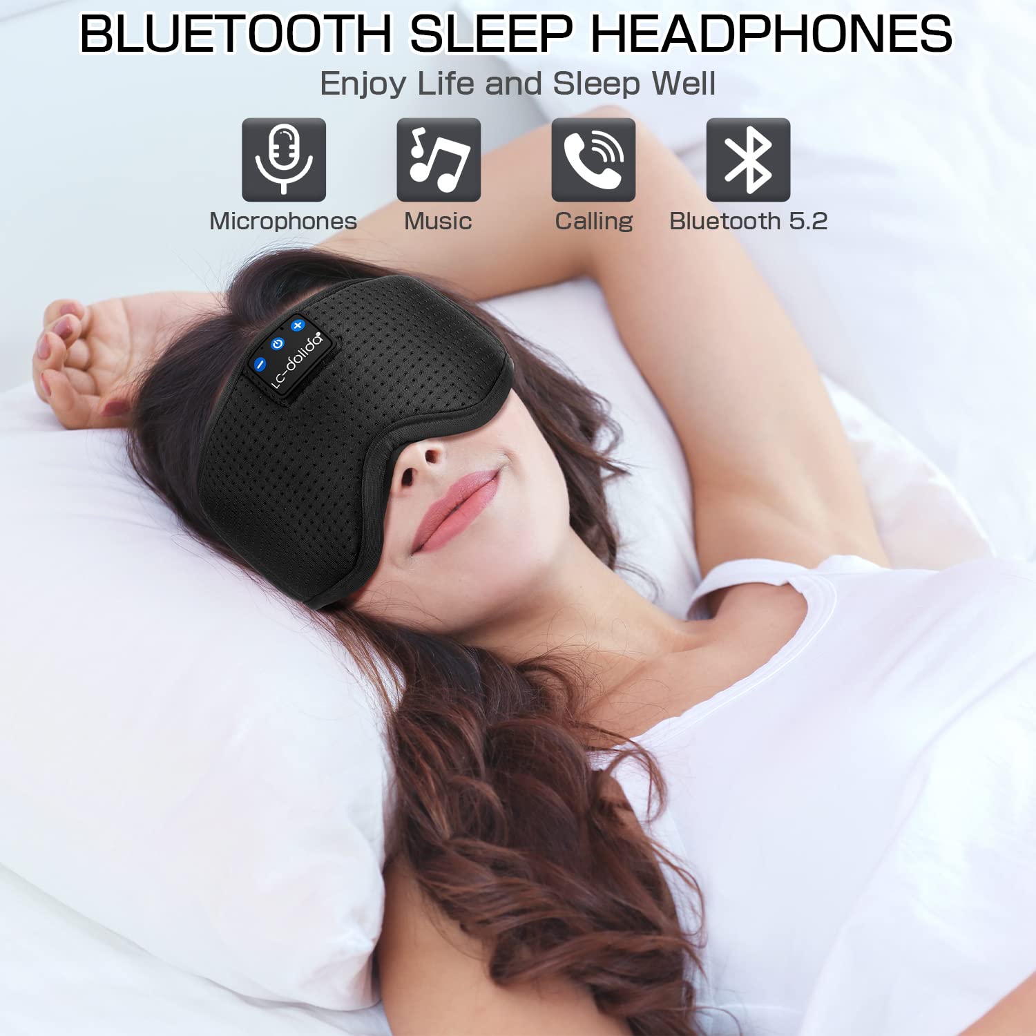LC-dolida masque-dormir mémoire-confort mousse légère sur les yeux