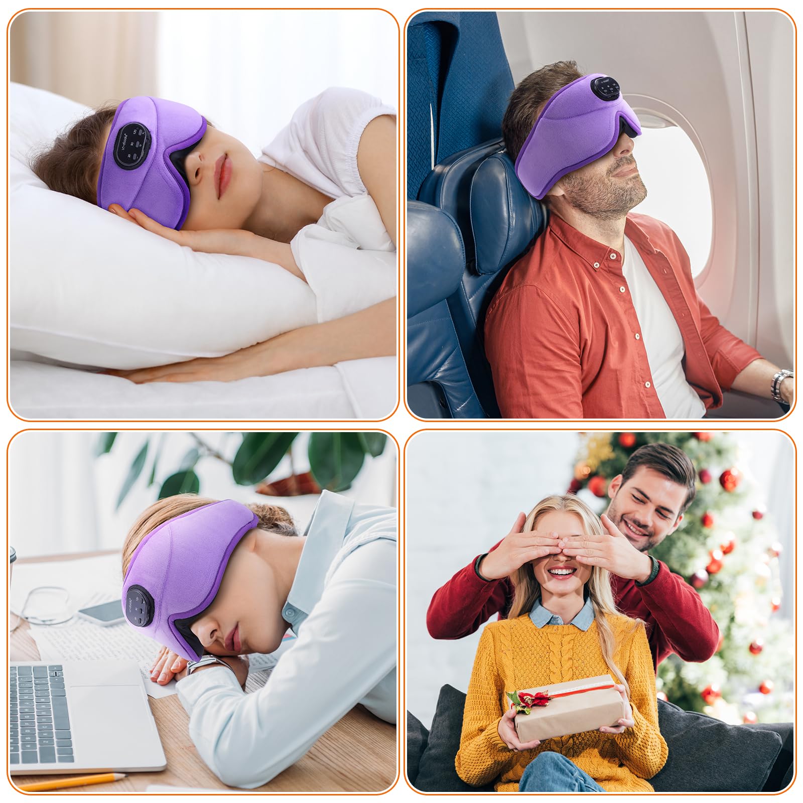 LC-dolida Masque sommeil accessoires voyage compact