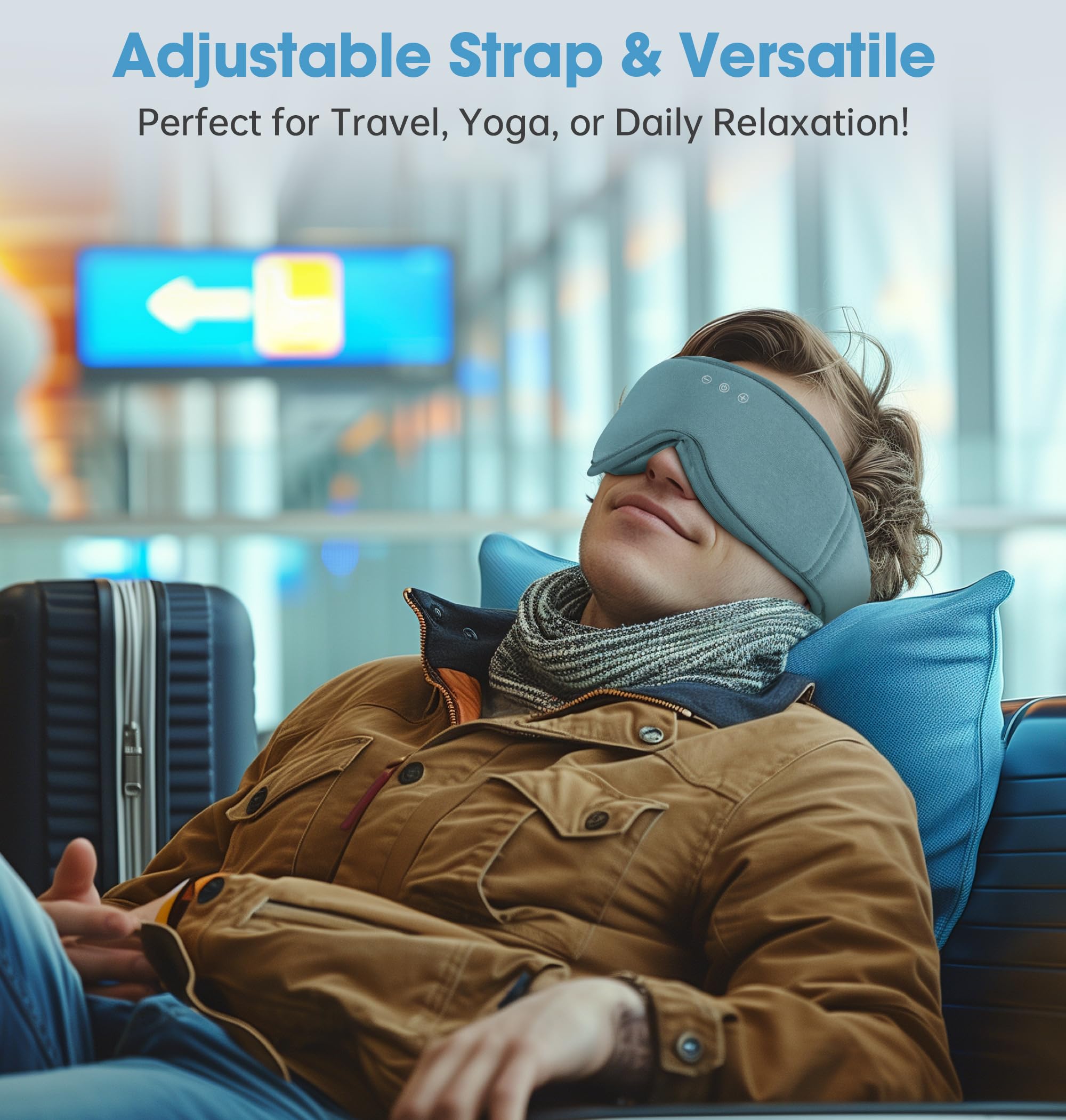 LC-dolida Masque Sommeil: lavable en machine pour une fraîcheur durable.