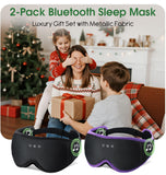 LC-dolida masque-sommeil bambou-coton noir, design 3D, confort sans pression nocturne.