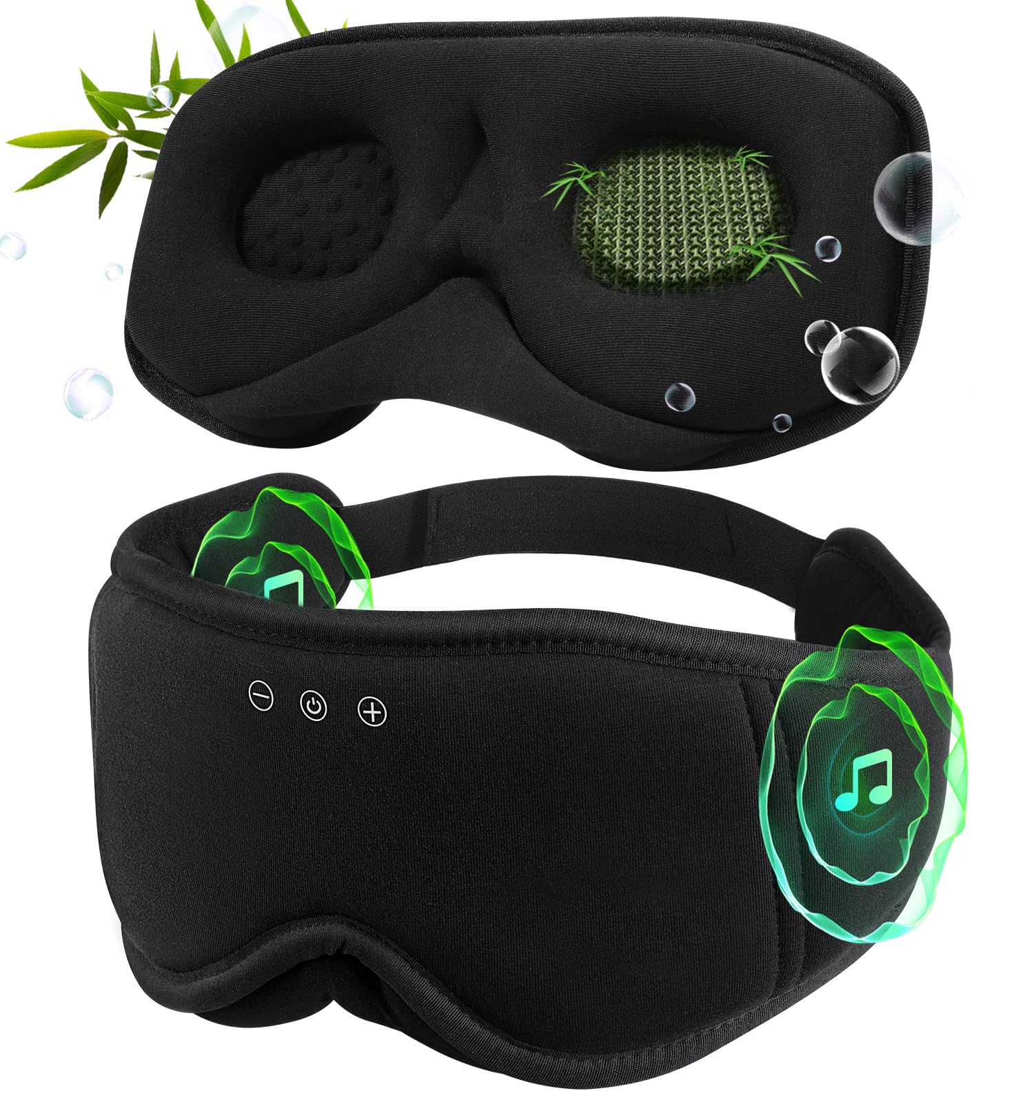 Masque LC-dolida en bambou coton bloque la lumière et favorise un sommeil paisible