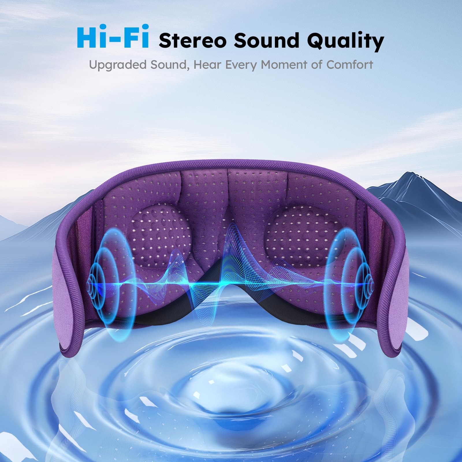 LC-dolida Masque sommeil batterie longue durée autonomie