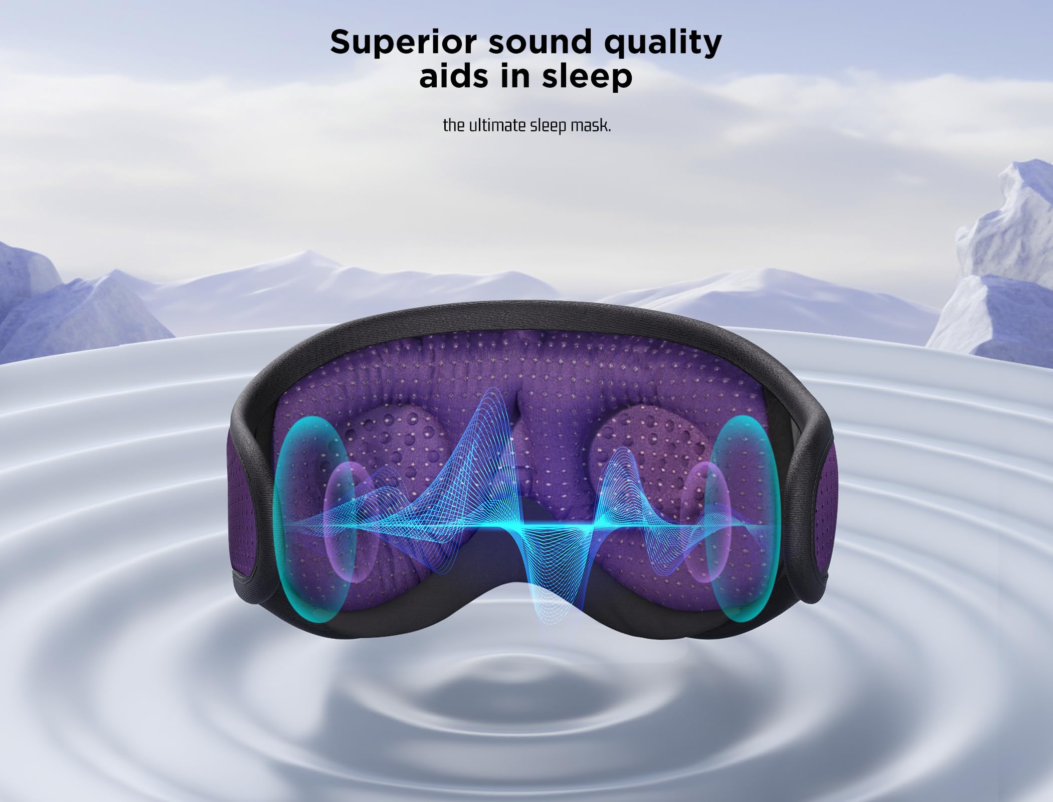 LC-dolida masque-sommeil-bluetooth-autonomie-10-13h permet des sessions prolongées.