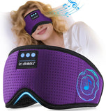  LC-dolida masque-sommeil bluetooth: vue avant pour sommeil sombre et confortable.