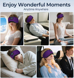  LC-dolida masque-sommeil bluetooth: idée cadeau idéale pour détente nocturne et voyage.