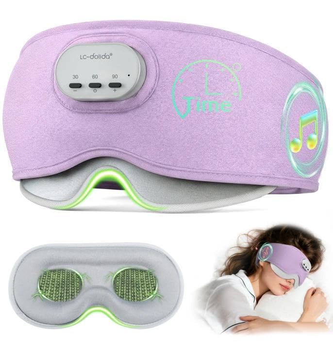 LC-dolida masque-sommeil commande-vocale: liberté mains libres pour dormir plus facilement.
