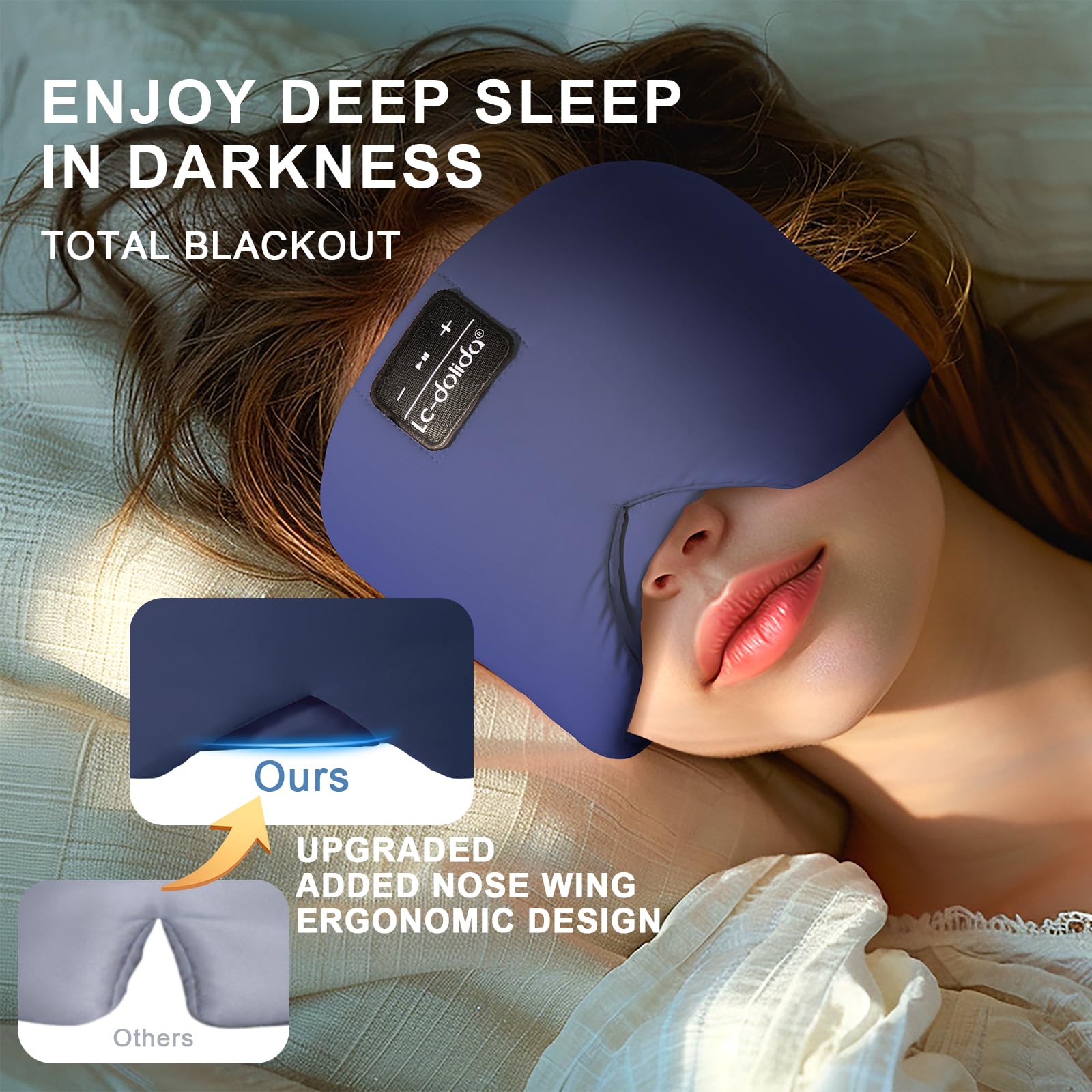LC-dolida masque-sommeil design obscurité-total bloque lumière efficacement