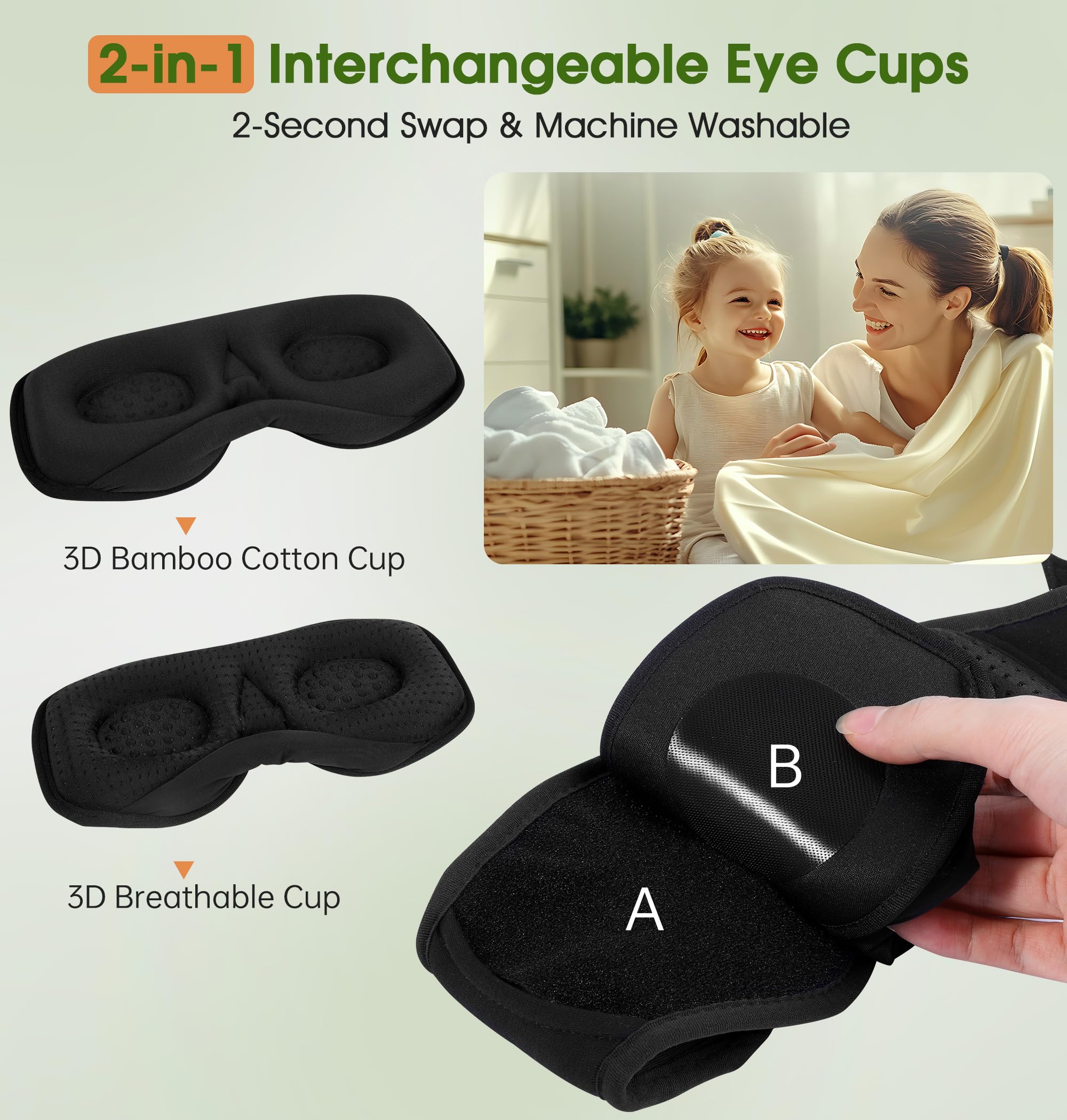 Écouteurs Bluetooth intégrés LC-dolida pour un son clair sans gêner le repos