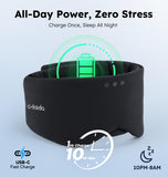 LC-dolida masque sommeil étui voyage luxe : transport facile et élégant
