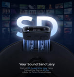 LC-dolida masque-sommeil Hi‑Fi: isolation lumineuse et détente nocturne.