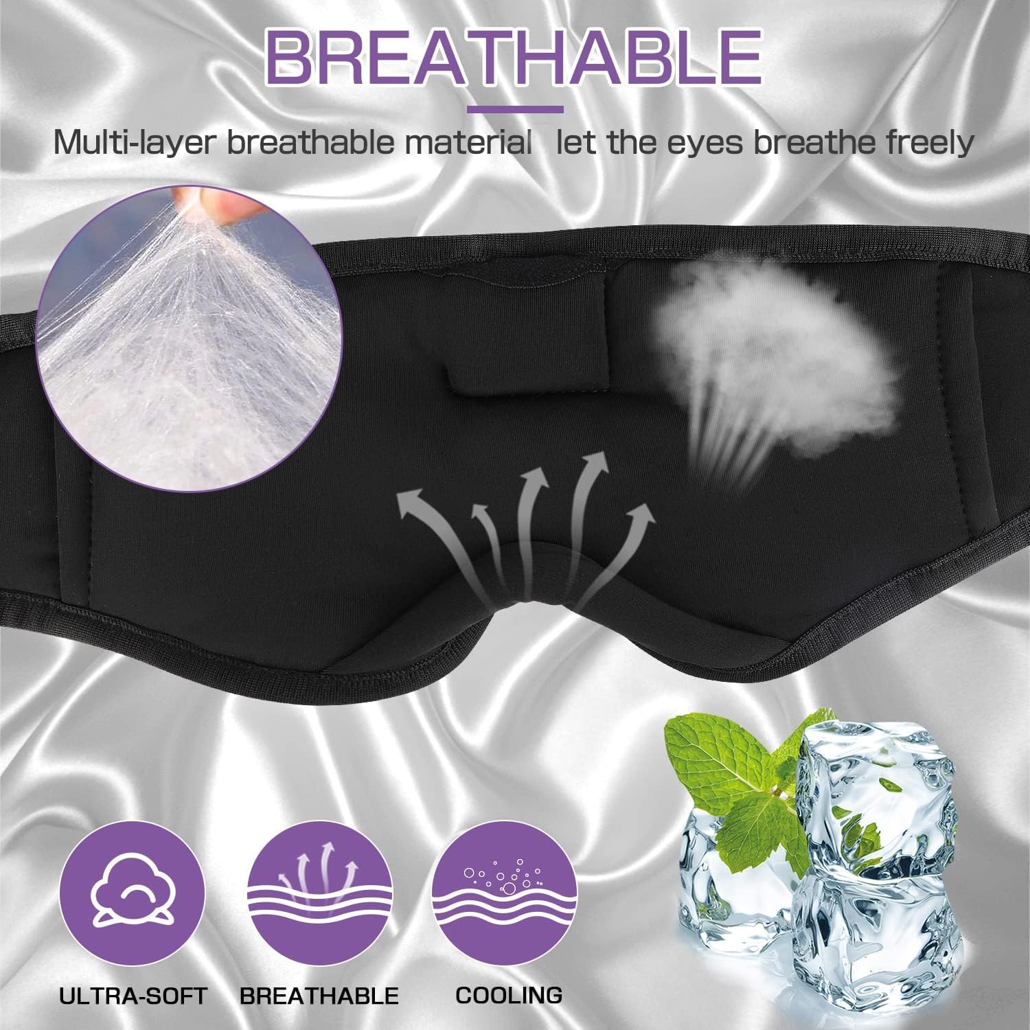 LC-dolida masque-sommeil-portee-utilisateur : ajustement confortable pour toutes les morphologies