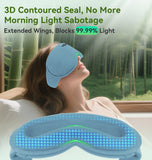 Masque LC-dolida nez ergonomique, coupe ajustée pour bloquer la lumière.