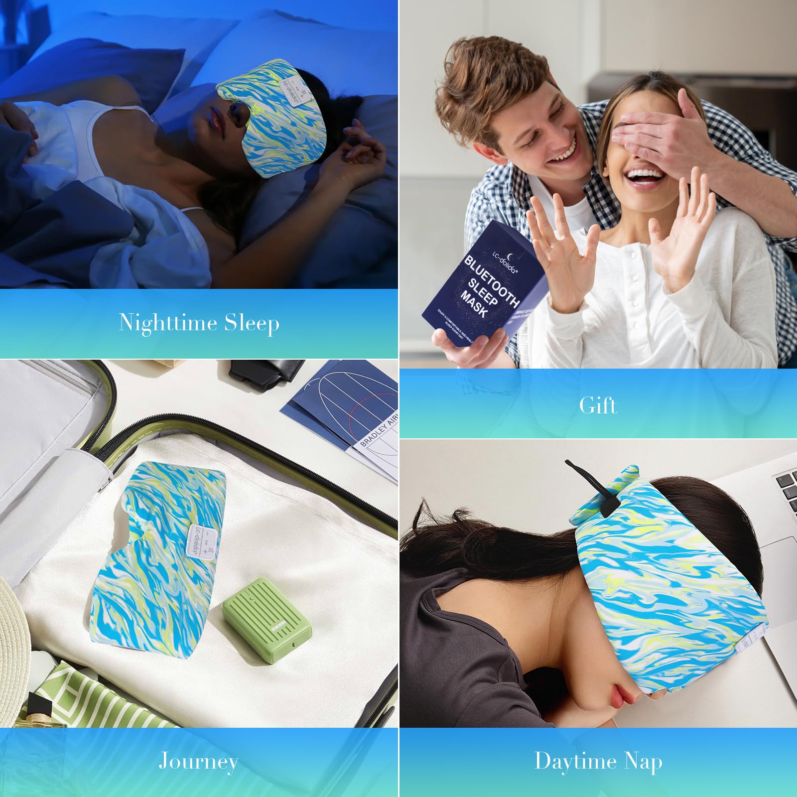 LC-dolida masque velcro-allonge fixation sûre et confortable