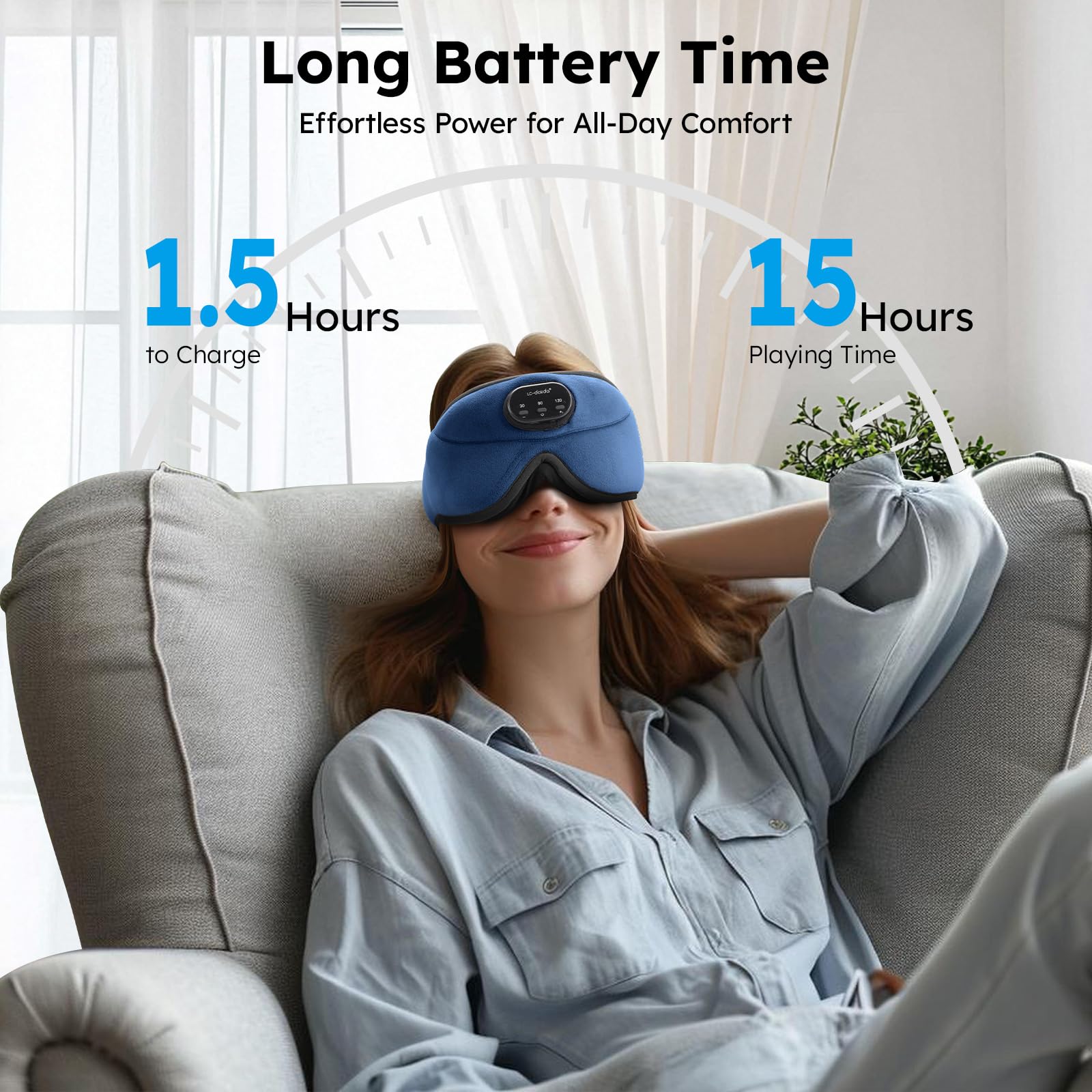 LC-dolida masque léger et étui pratique pour le voyage
