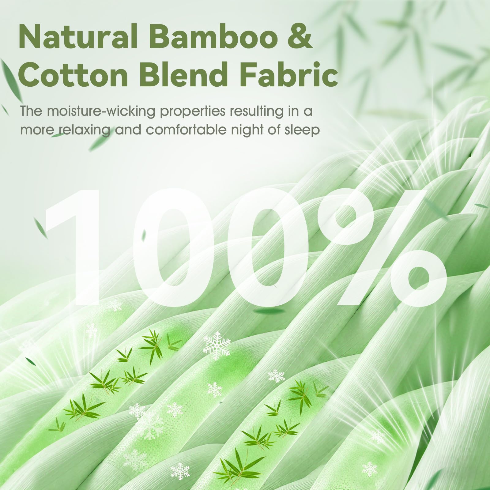 LC-dolida masque-yeux bambou-coton doux, confort hypoallergénique