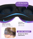 LC-dolida masque-yeux batterie 16 heures: autonomie longue pour voyages et nuits.