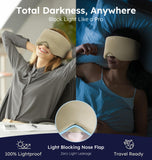LC-dolida Masque-yeux design 3D et coussinets ajustables