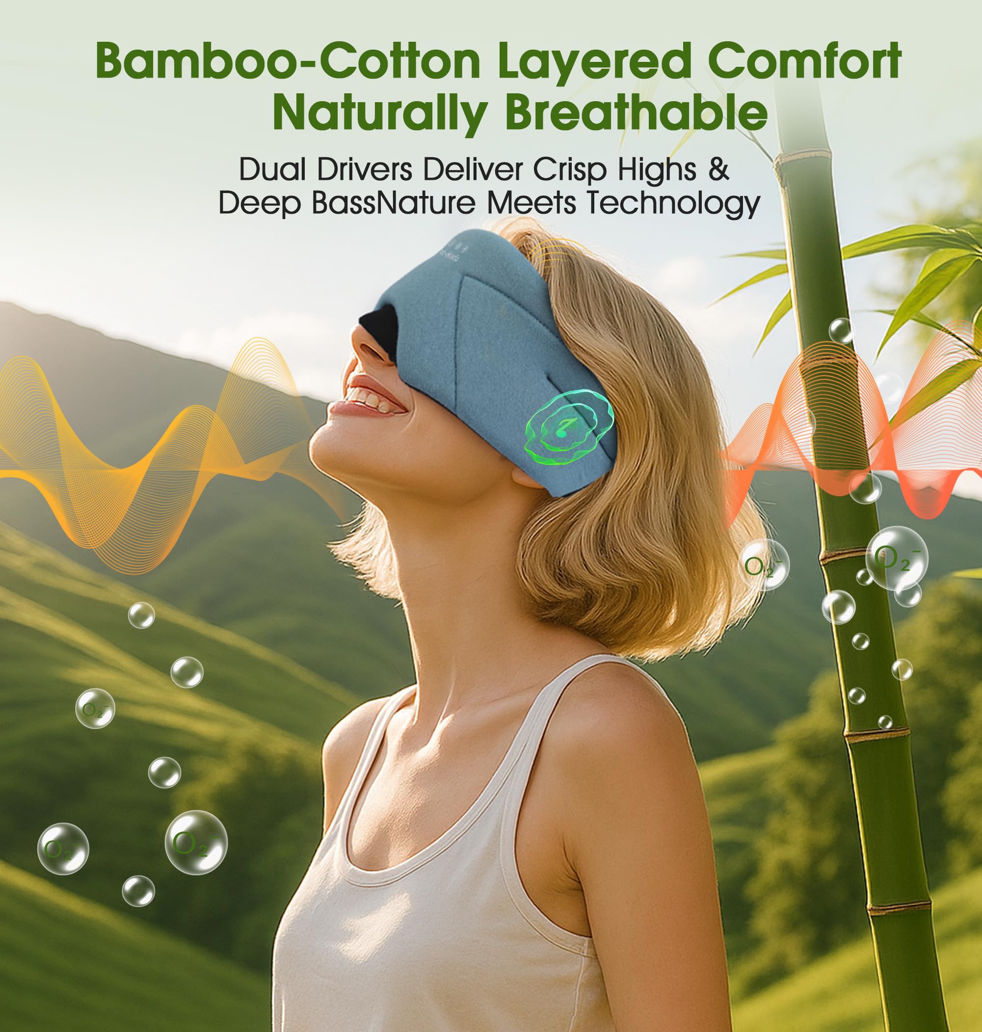 LC-dolida masque-yeux confort respirant, utile pour méditation et coucher