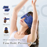 LC-dolida masque yeux extra-large tient compte du sommeil latéral sans pression.