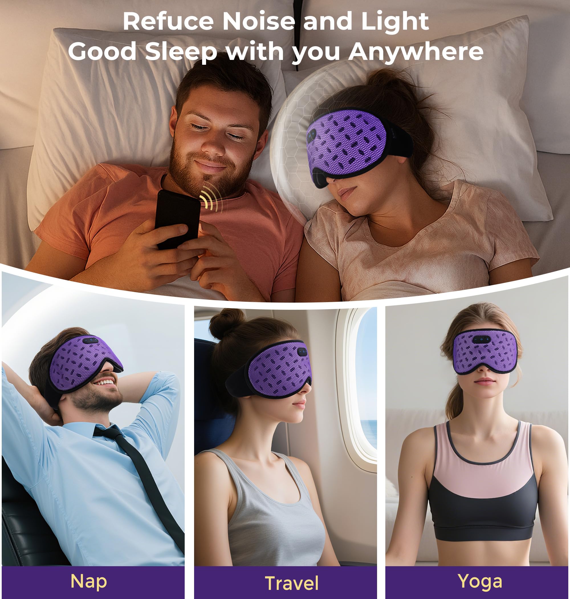 LC-dolida utilisation en trajet et en voyage grâce à son masque connecté.