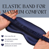 LCBD elastiques cheveux satin évitant la traction et les frottements.