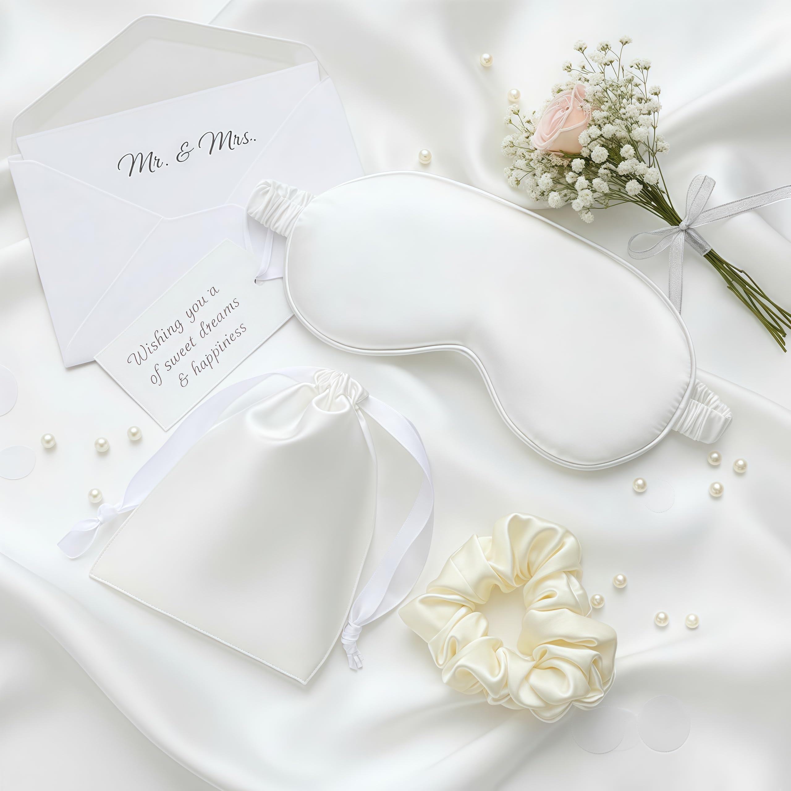 Masque LCBD satin bloque la lumière pour une nuit paisible.