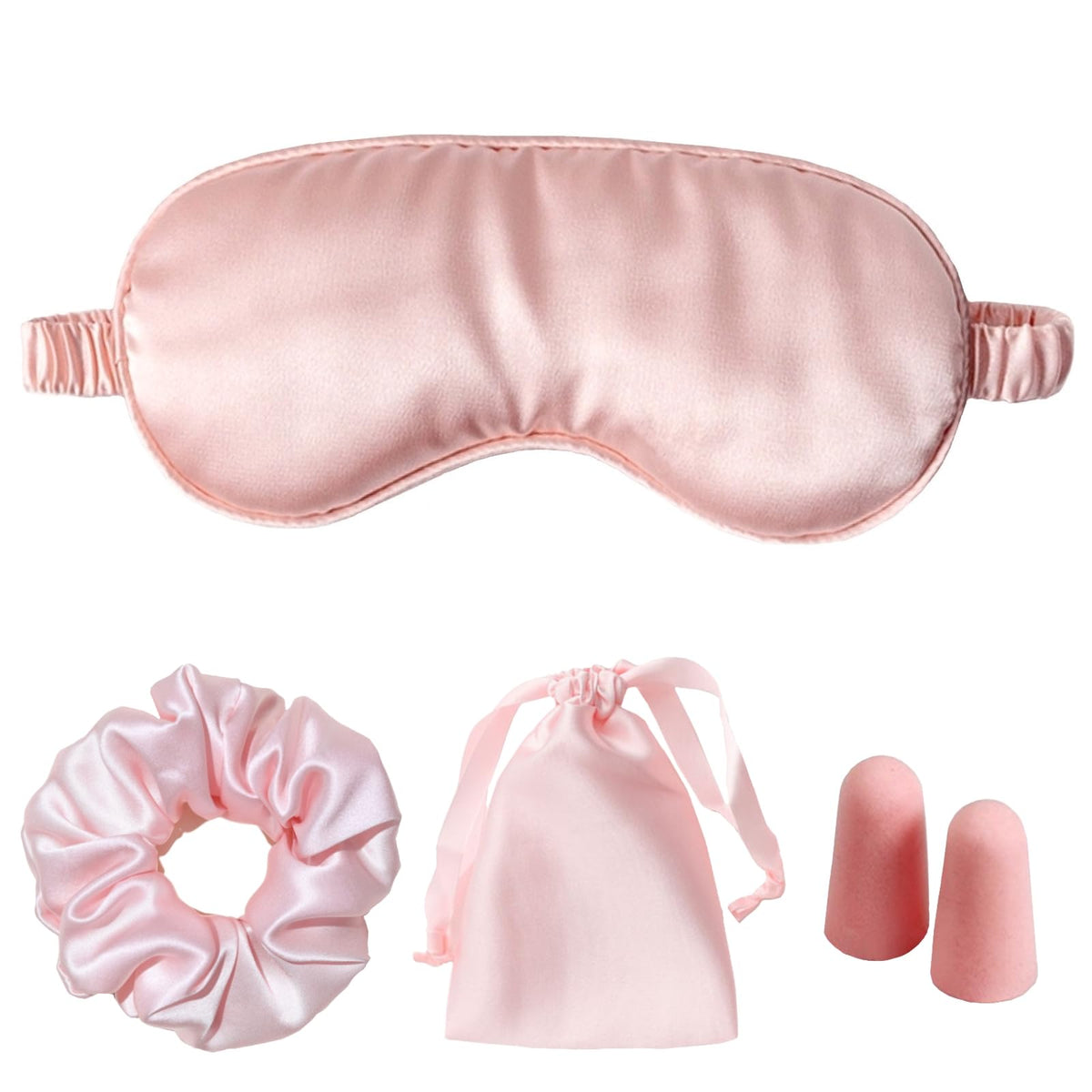 LCBD masque yeux satin rose, favorise un sommeil paisible dans l'obscurité.