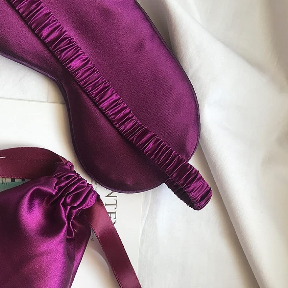 Usage quotidien LCBD masque satin pour le confort nocturne lors des déplacements.