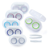 Jeu de 6 étuis à lentilles LCFALO, rangement organisé et pratique.