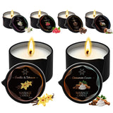 Bougie massage LCZLUMIPRO Coco: huile chaude nourrissante prête au massage.