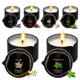 Bougie massage LCZLUMIPRO 6-pack prête à créer une ambiance de détente et hydratante