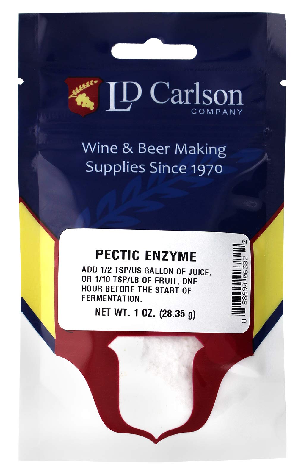 LD Carlson Pectine Enzyme flacon-1oz clarifiant le vin