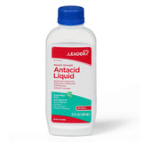 Leader Antacide Liquide Menthe, bouteille prête à l'emploi pour les inconforts digestifs après repas.