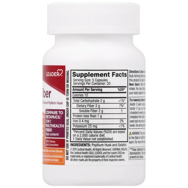 Dose quotidienne pratique du psyllium Leader pour routine légère