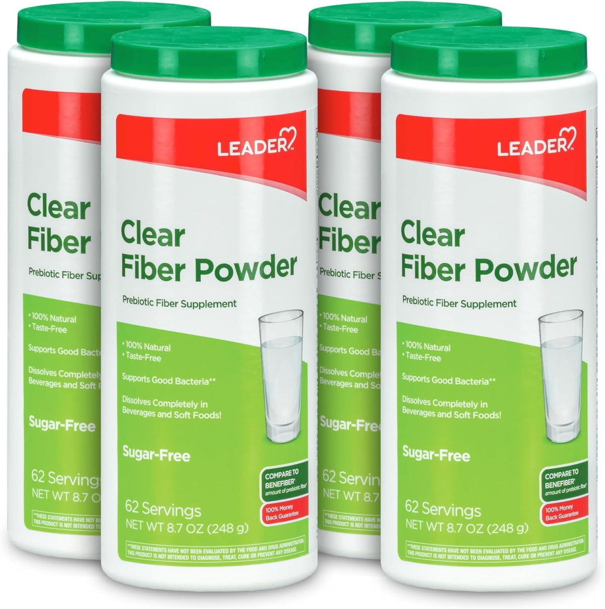 Poudre Leader prébiotique sans saveur prête à être ajoutée à une boisson