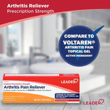 Leader Gel diclofénac sodique 1% – massage après l'effort pour douleurs articulaires.